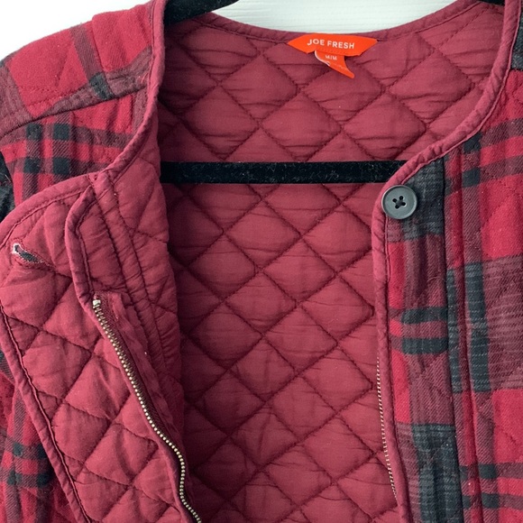 Joe Fresh quilted plaid jacket - Picture 2 of 4